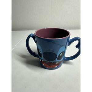 Rare DISNEY Stitch double handle mug NEW